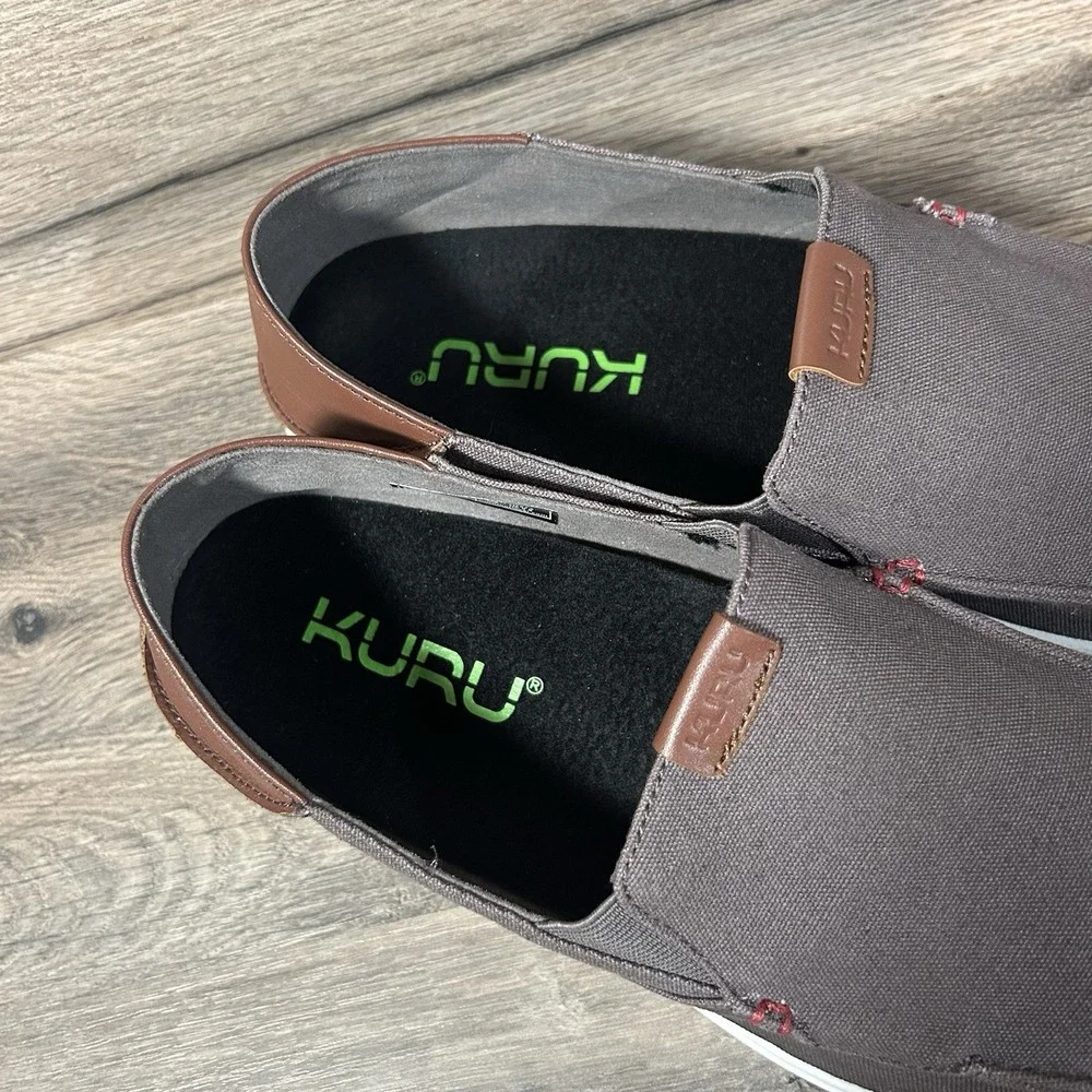 Kuru Pace Mens Size 9.5 Casual Classic Outdoor Slip On Loafers Shoes- Worn Once